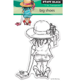 Penny Black Transparent Stamp - Big shoes