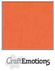 CraftEmotions linnenkarton oranje 27x13,5cm 250gr