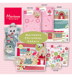 Marianne Design - Collectable - COL1557 - Bagtopper Snowman by Marleen