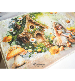 Marianne Design - Knipvel - FB2509 - Art Journaling spring set by Fairybells