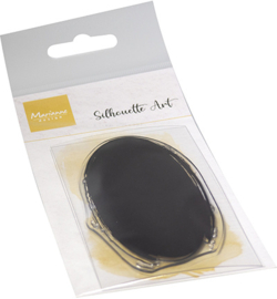 Marianne Design  - CS1123 - Silhouette Art Oval