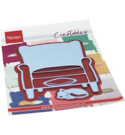 Marianne D Creatables LR0688 - Creatable - Armchair & kitten