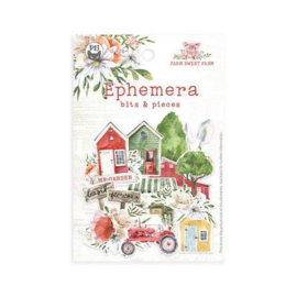 Piatek13 - Paper Ephemera set Farm Sweet Farm 12St P13-FSF-33 10x15cm