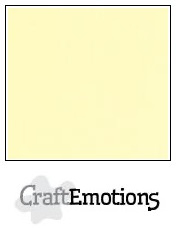 CraftEmotions linnenkarton - geel LHC-32 A4 250gr
