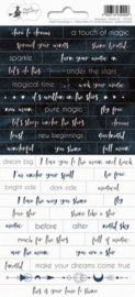 Piatek13 - Sticker sheet New moon 01 P13-360 10,5x23 cm