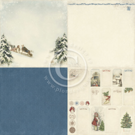 Pion Design - Winter in Swedish Lapland - Sleigh Ride - 12x12 (4x 6x6)