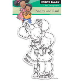 Penny Black Transparent Stamp - Andrea and raul