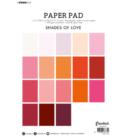 Studio Light  - Paper Pad Essentials A4 -SL-ES-PP70 - Shades of Love Essentials nr.70