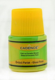 Cadence Opague Glas & Porselein verf Kiwi groen 01 049 0290 0045 45 ml