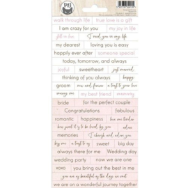 Piatek13 - Sticker sheet Always and forever 01 P13-ALW-11 10,5x23cm