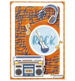 Marianne Design - CS1174 - Music Swirl