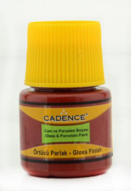 Cadence Opague Glas & Porselein verf Oxcide rood 01 049 0554 0045 45 ml