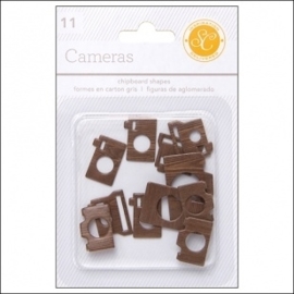 Studio Calico CAMERAS chipboard Shapes 332093