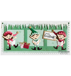 Marianne Design - Papier -  PB7065 - Jolly Christmas