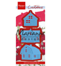 Marianne D Creatables LR0555 - Scandinavian houses (set of 3)