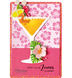 Marianne Design - Collectable - COL1592 - Martini Glass by Marleen