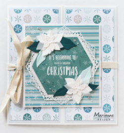 Marianne D Stempel CS1037 - Hello winter by Marleen