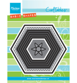 Marianne D Craftable CR1444 - Basic set: Hexagon