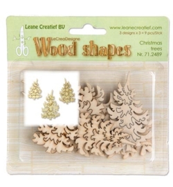 Wood shapes - Christmas Trees