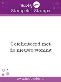 Stempel Gefeliciteerd met de nieuwe woning