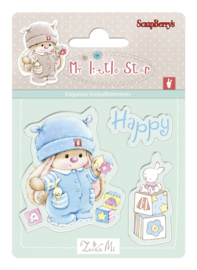 ScrapBerry's Bunny My Little Star - Set of stamps (7*7cm) - Bunny Birthday