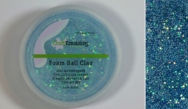 Foamball clay - luchtdrogende klei - lichtblauw glitter 30gr