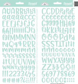 Doodlebug Design Mint Abigail Stickers (5814)