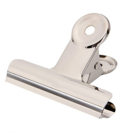 4015/zilver - Bulldog Clip, Zilver