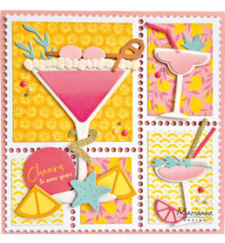 Marianne Design - Collectable - COL1592 - Martini Glass by Marleen