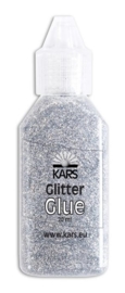 flesje kars glitterlijm zilver 20ML