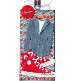 Marianne Design - Papier - PK9208 - Hi Handsome! - A4 paper pad