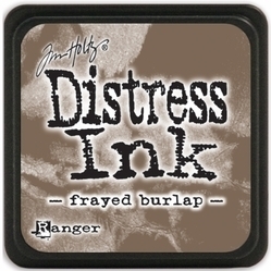 Tim Holtz distress mini ink frayed burlap