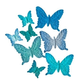 ScrapBerry's Set Of Butterflies 8 pcs Pastel Blue (SCB300701)