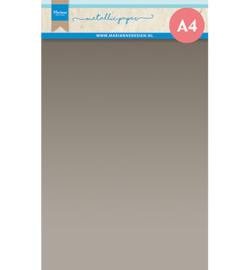 Marianne Design - Papier - CA3172 - Metallic paper, Silver