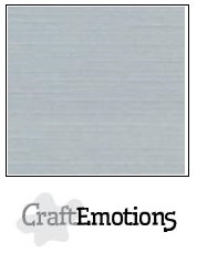 CraftEmotions linnenkarton grijs 27x13,5cm 250gr