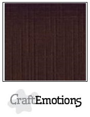 CraftEmotions linnenkarton - chocolade LHC-79 A4 250gr