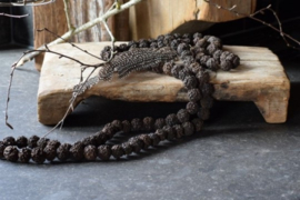 Rudraksha ketting - Rosery bruin - 40 cm