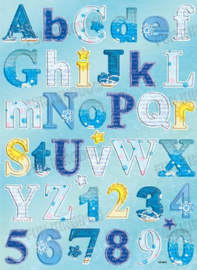 Chipboard alfabet - CB-3003