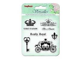 ScrapBerry's Set Of Clear Stamps 10,5 x 10,5 cm Versailles Like A King (SCB4901003b)