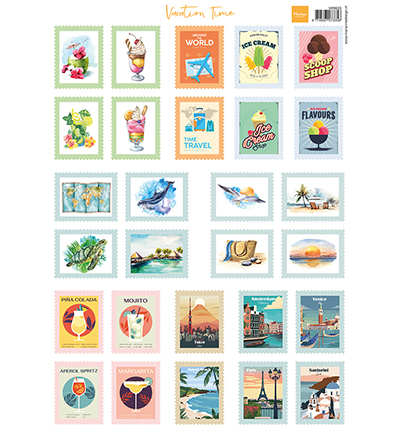 Marianne Design - Knipvel - VK9633 - Stamps - Vacation time