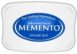 Memento inktkussen Danube blue