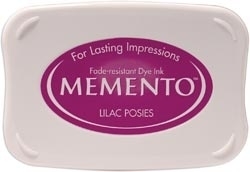 Memento inktkussen Lilac posies
