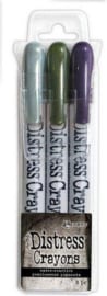 Ranger Tim Holtz Distress Crayons Halloween Pearl Set 6 (TSHK84358)