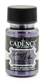 Cadence Dora Glas & Porselein verf Metallic Dark orchid 01 013 3139 0050 50 ml