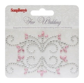 ScrapBerry's Curls For Wedding 1 Strass Swirl (SCB250001078)
