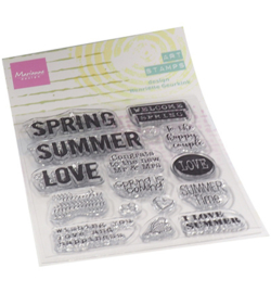 Marianne D - MM1639 - Art stamps - Summer time