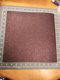K&Company - Smitten - 12x12 - Brown Glitter Paper