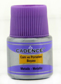 Cadence Opague Glas & Porselein verf Zilver 01 050 0071 0045 45 ml