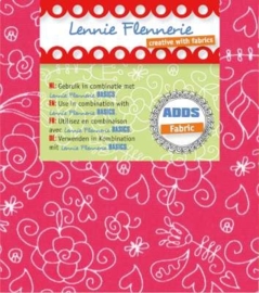 Lennie Flennerie - Adds - Stof 50x70cm Pink Lennie Flennerie 203.301.003