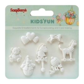 ScrapBerry's Set Of Polymer Items Kids'Fun 3 (SCB26001012)